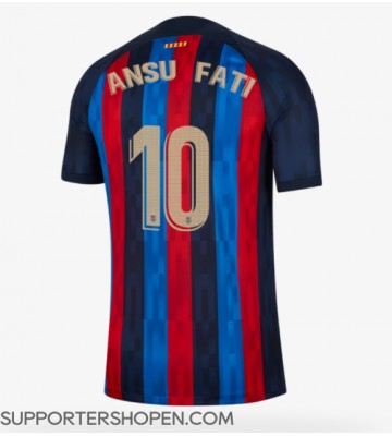 Barcelona Ansu Fati #10 Hemma Matchtröja 2022-23 Kortärmad